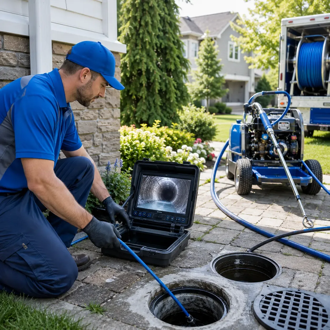Outdoor drain cleaning professionals serving Husser, LA